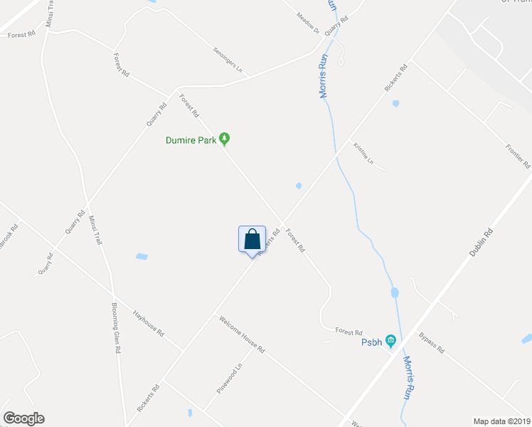 map of restaurants, bars, coffee shops, grocery stores, and more near 418 Forest Road in Perkasie