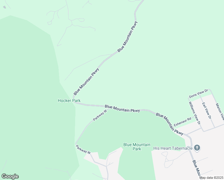 map of restaurants, bars, coffee shops, grocery stores, and more near 2425 Blue Mountain Parkway East in Harrisburg