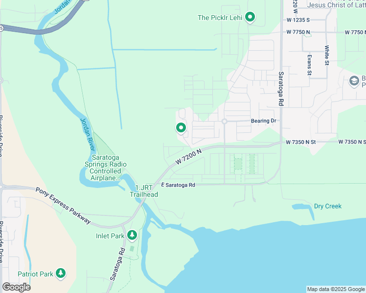map of restaurants, bars, coffee shops, grocery stores, and more near East Sand Dollar Way in Saratoga Springs