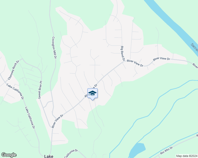 map of restaurants, bars, coffee shops, grocery stores, and more near 19650 Indian Creek Drive in Cottonwood