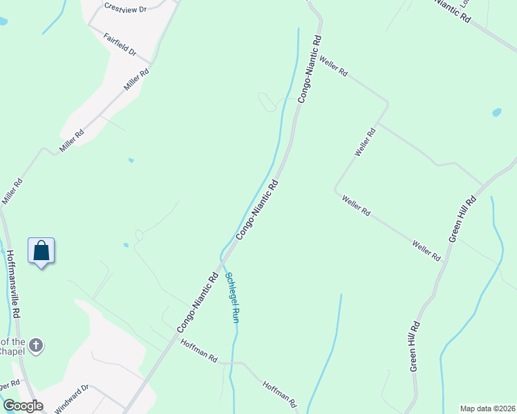 map of restaurants, bars, coffee shops, grocery stores, and more near 227 Congo-Niantic Road in Barto