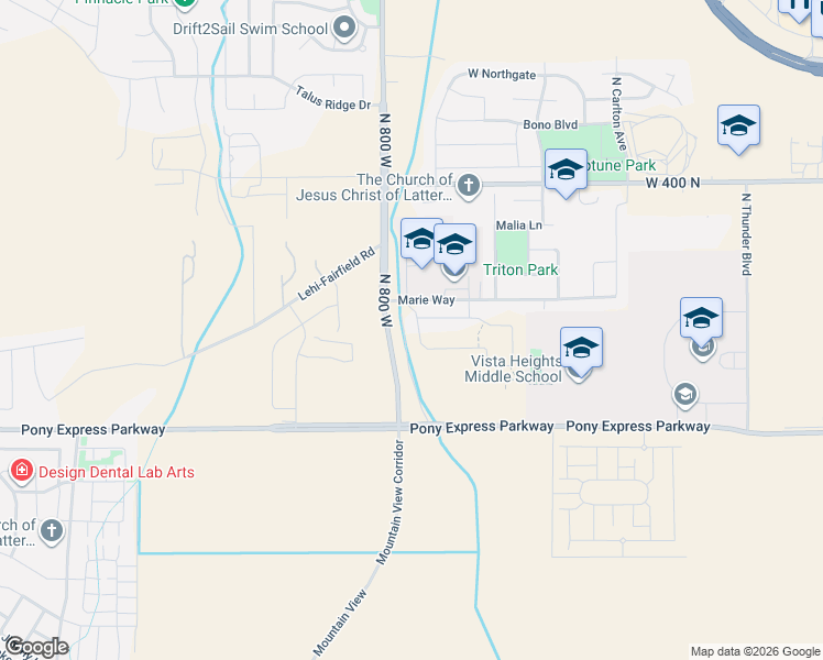 map of restaurants, bars, coffee shops, grocery stores, and more near 163 North Woodrun Way in Saratoga Springs