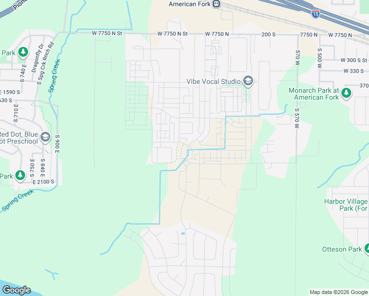 map of restaurants, bars, coffee shops, grocery stores, and more near 568 South 900 West in American Fork