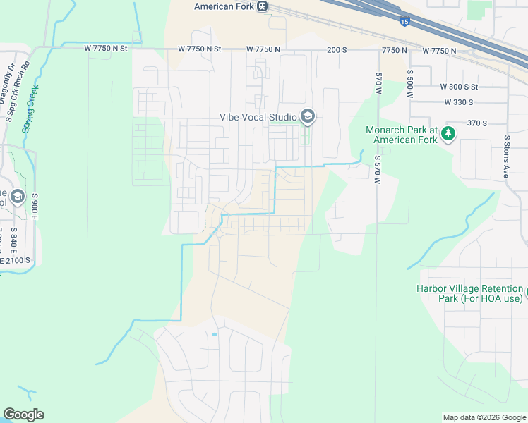 map of restaurants, bars, coffee shops, grocery stores, and more near 836 West 560 South in American Fork