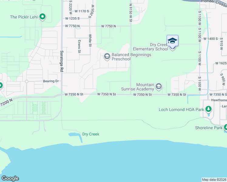 map of restaurants, bars, coffee shops, grocery stores, and more near 162 North Mia Cove in Saratoga Springs
