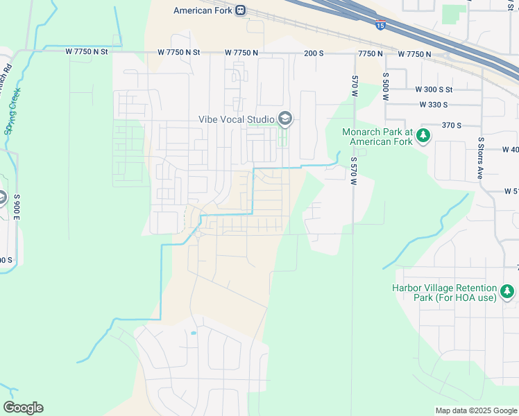 map of restaurants, bars, coffee shops, grocery stores, and more near 775 West 540 South in American Fork