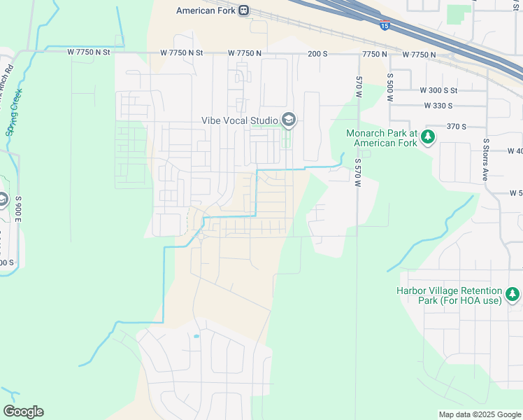map of restaurants, bars, coffee shops, grocery stores, and more near 777 West 540 South in American Fork