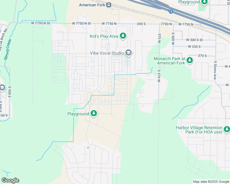 map of restaurants, bars, coffee shops, grocery stores, and more near 791 West 540 South in American Fork