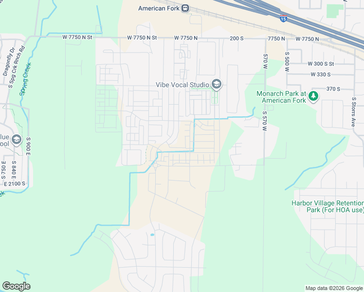 map of restaurants, bars, coffee shops, grocery stores, and more near 836 West 560 South in American Fork