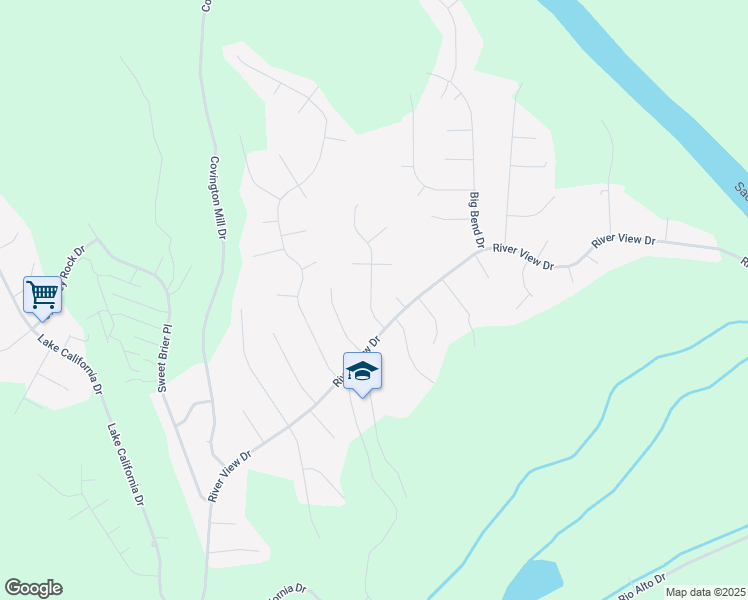 map of restaurants, bars, coffee shops, grocery stores, and more near 19650 Indian Creek Drive in Cottonwood