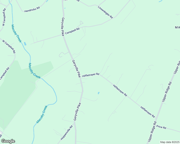 map of restaurants, bars, coffee shops, grocery stores, and more near 5194 Hiffletrayer Road in Green Lane