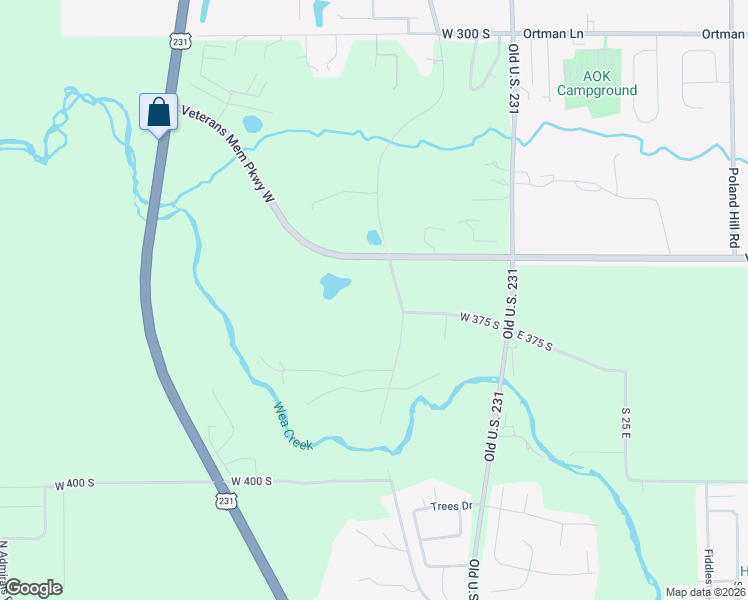 map of restaurants, bars, coffee shops, grocery stores, and more near 3750 Old Romney Road in Lafayette