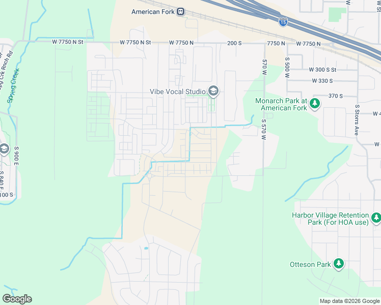 map of restaurants, bars, coffee shops, grocery stores, and more near 778 West State Road in American Fork
