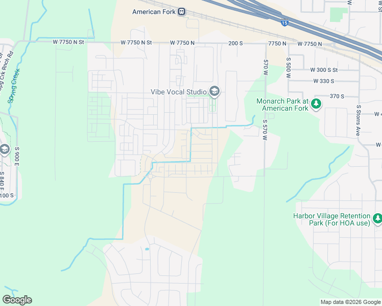 map of restaurants, bars, coffee shops, grocery stores, and more near 778 West 520 South in American Fork