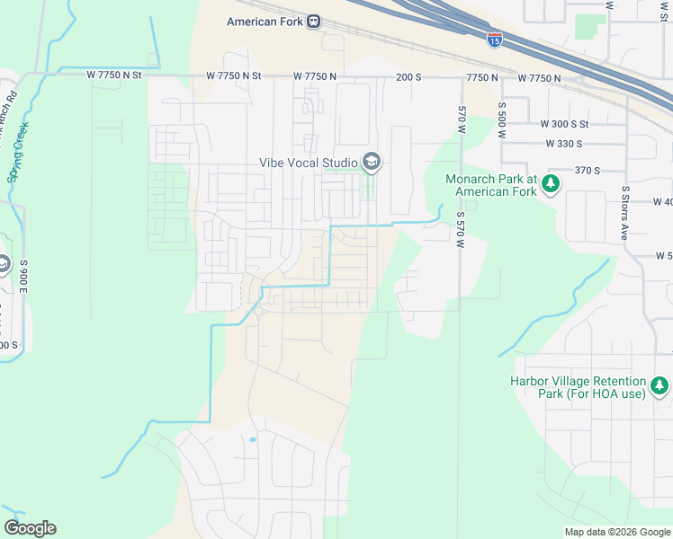 map of restaurants, bars, coffee shops, grocery stores, and more near 768 West 520 South in American Fork