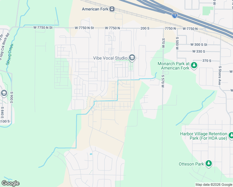 map of restaurants, bars, coffee shops, grocery stores, and more near 519 South 800 West in American Fork