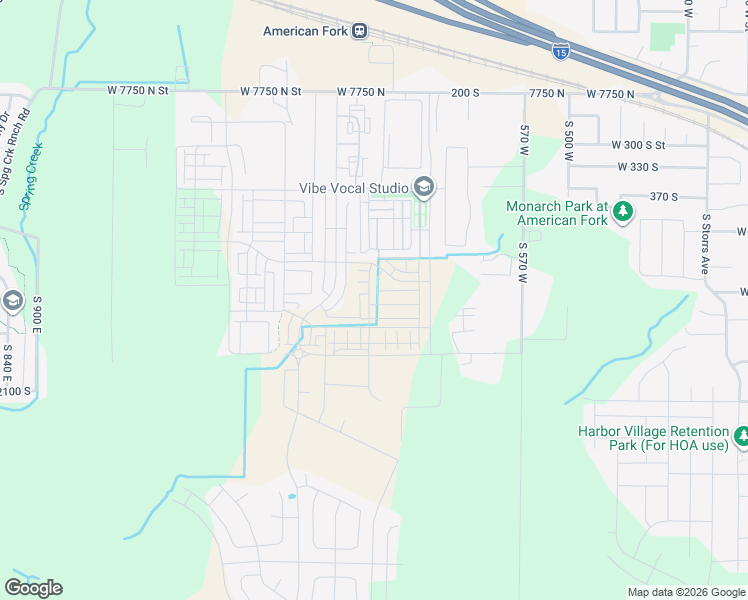 map of restaurants, bars, coffee shops, grocery stores, and more near 517 South 800 West in American Fork