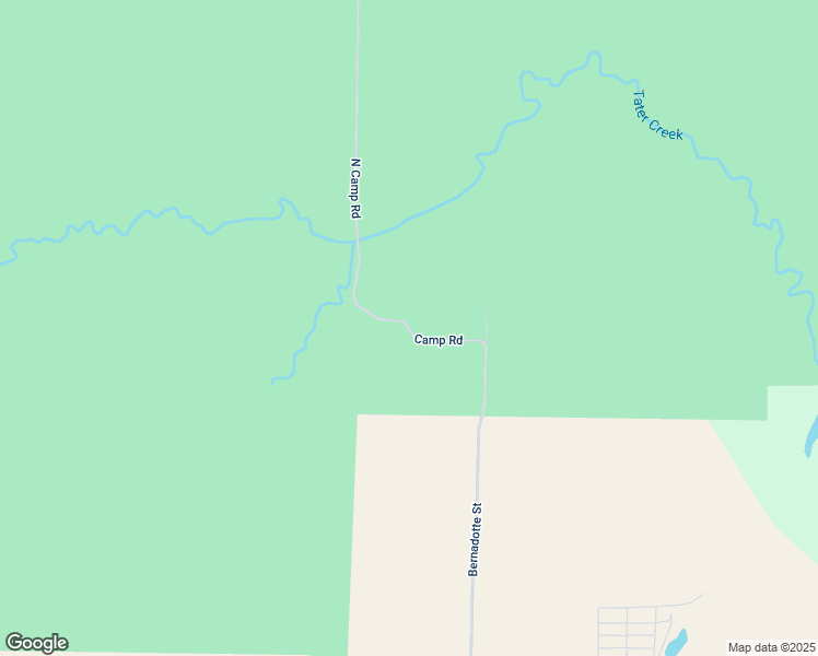 map of restaurants, bars, coffee shops, grocery stores, and more near Camp Road in Fulton County