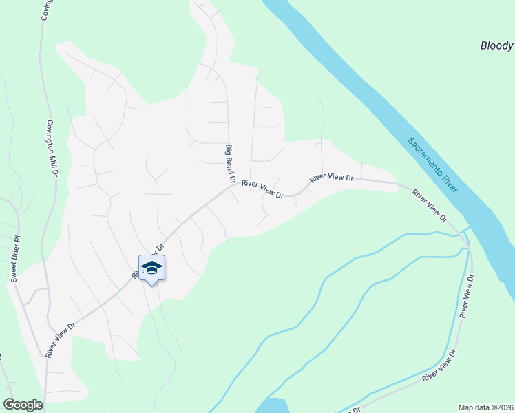 map of restaurants, bars, coffee shops, grocery stores, and more near 19697 Weaverville Place in Cottonwood