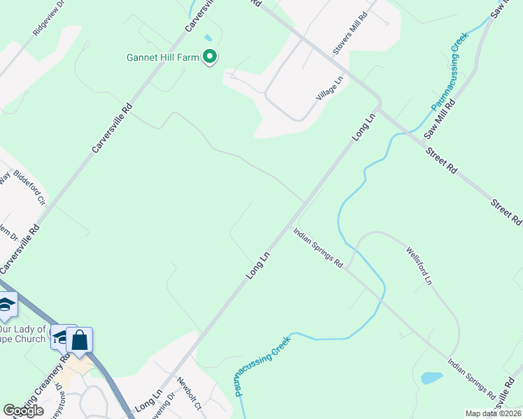 map of restaurants, bars, coffee shops, grocery stores, and more near 3858 Thisal Lane in Doylestown