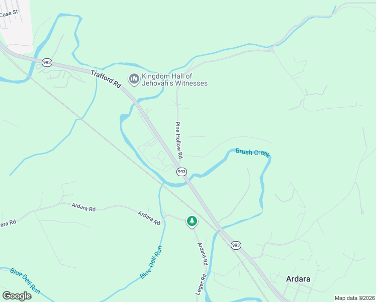 map of restaurants, bars, coffee shops, grocery stores, and more near 12130 Lentz Lane in Trafford