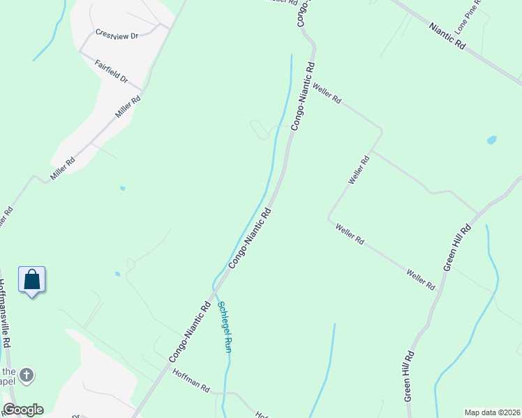 map of restaurants, bars, coffee shops, grocery stores, and more near 242 Congo-Niantic Road in Barto