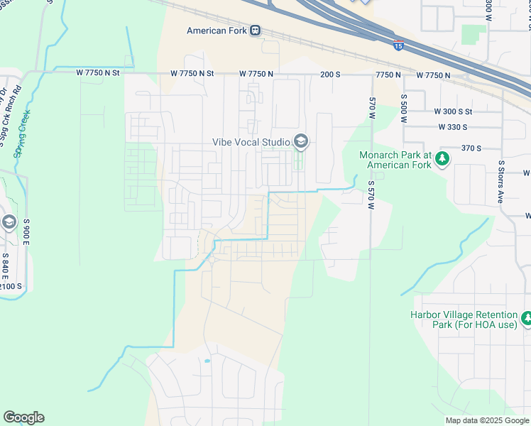 map of restaurants, bars, coffee shops, grocery stores, and more near 505 South 800 West in American Fork