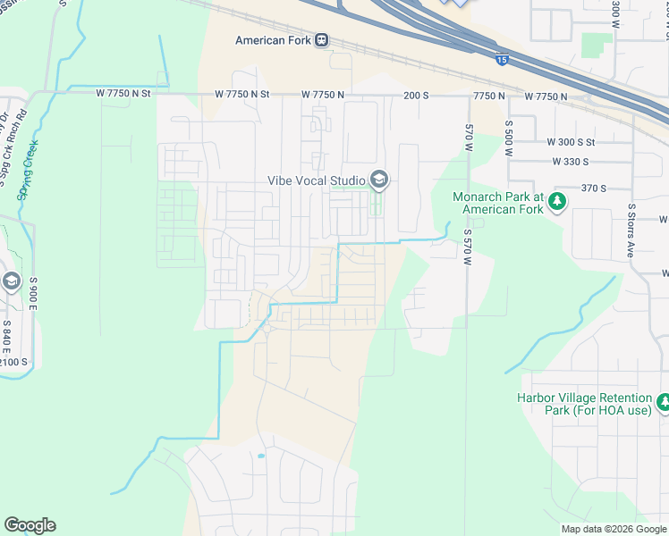 map of restaurants, bars, coffee shops, grocery stores, and more near 503 South 800 West in American Fork