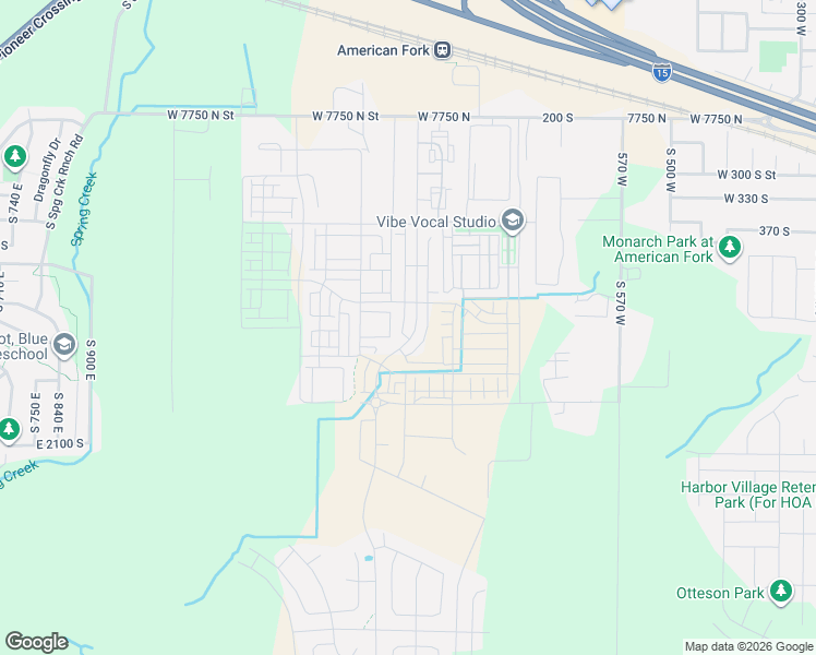 map of restaurants, bars, coffee shops, grocery stores, and more near 514 South 900 West in American Fork
