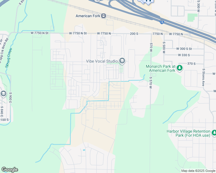 map of restaurants, bars, coffee shops, grocery stores, and more near 493 South 800 West in American Fork