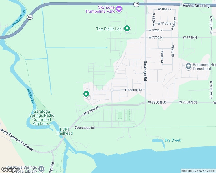 map of restaurants, bars, coffee shops, grocery stores, and more near 900 East in Saratoga Springs