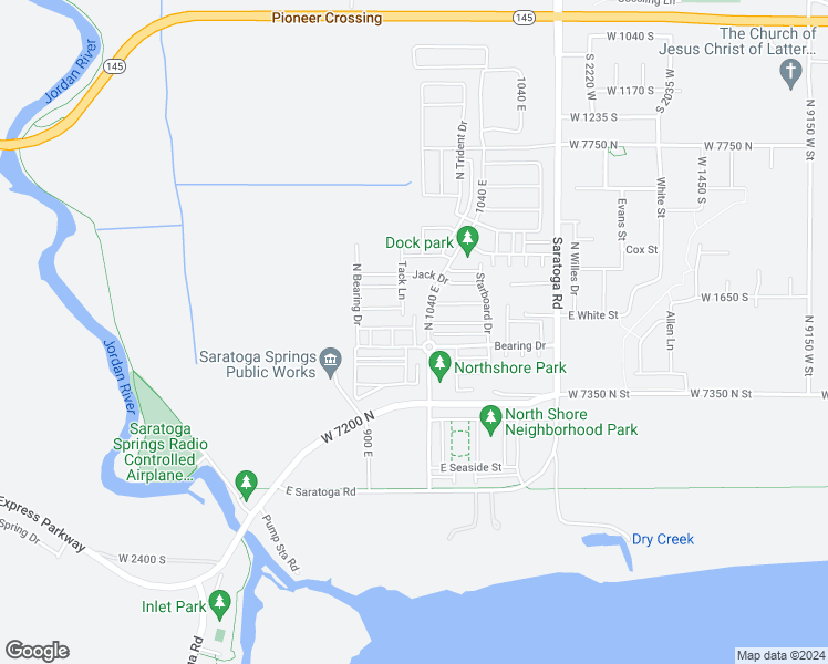 map of restaurants, bars, coffee shops, grocery stores, and more near 900 East in Saratoga Springs