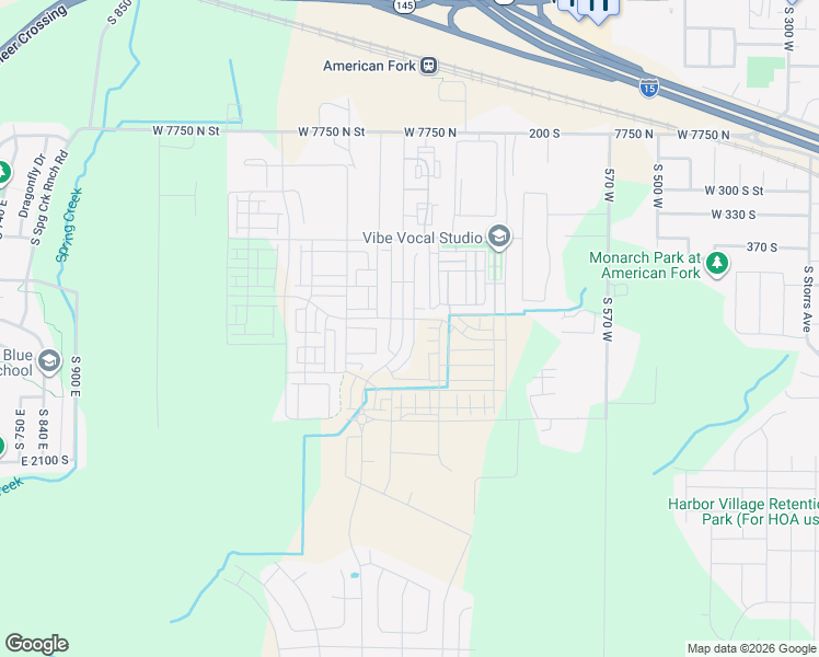 map of restaurants, bars, coffee shops, grocery stores, and more near 487 South 900 West in American Fork