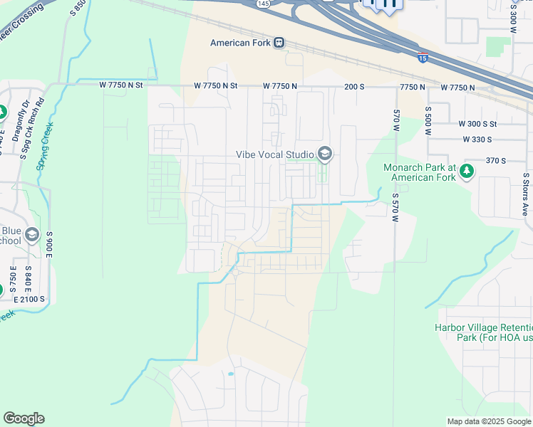 map of restaurants, bars, coffee shops, grocery stores, and more near 487 South 900 West in American Fork
