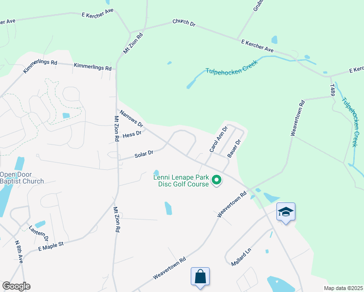 map of restaurants, bars, coffee shops, grocery stores, and more near 826 Narrows Drive in Lebanon
