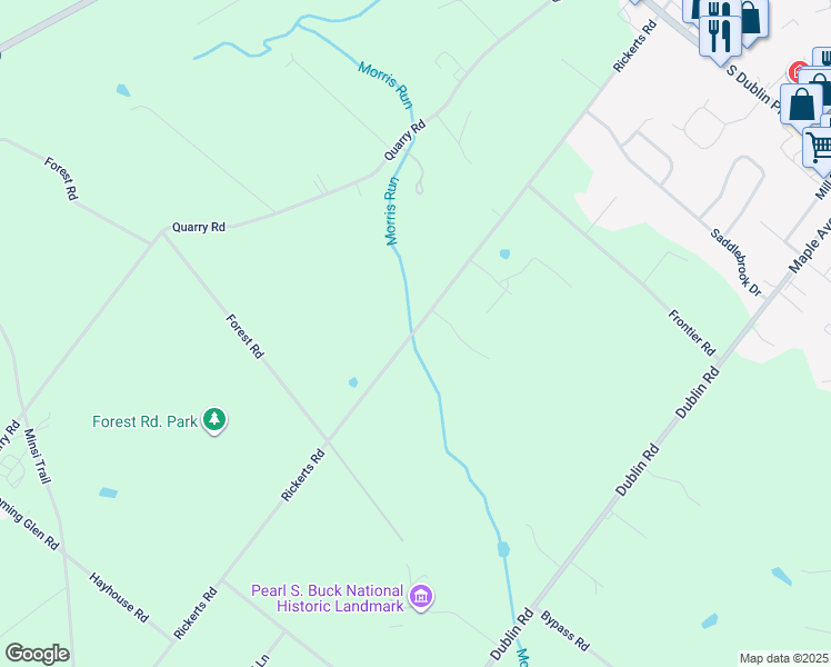 map of restaurants, bars, coffee shops, grocery stores, and more near 4 Kristine Lane in Perkasie