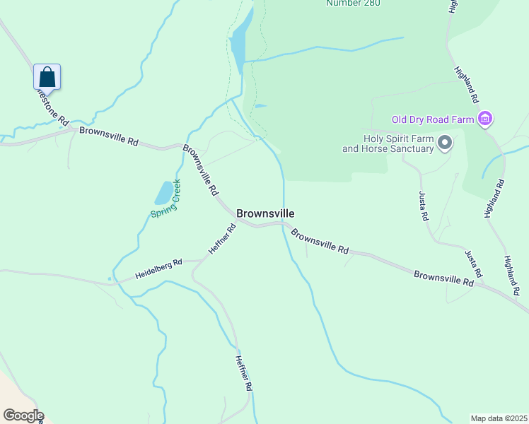 map of restaurants, bars, coffee shops, grocery stores, and more near 1079 Brownsville Road in Wernersville