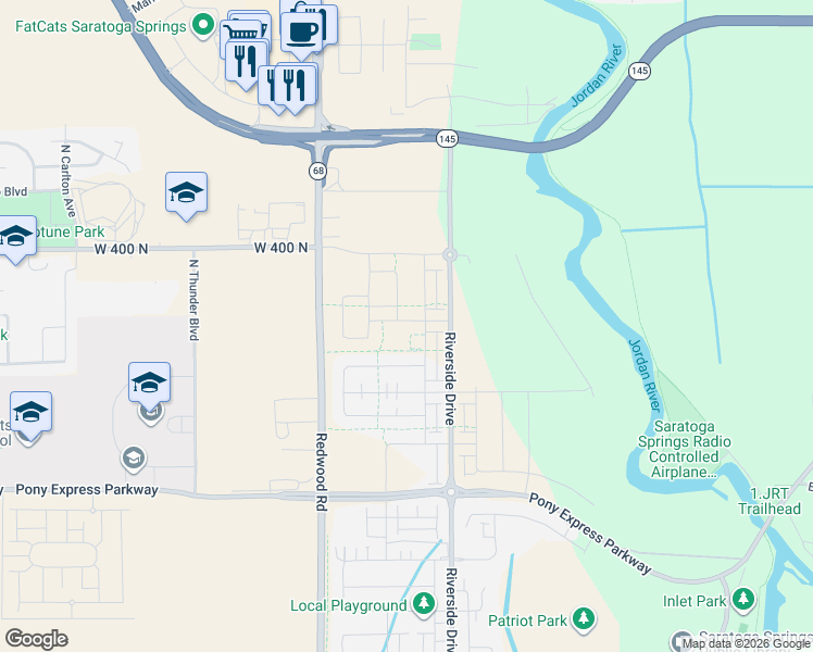 map of restaurants, bars, coffee shops, grocery stores, and more near in Lehi