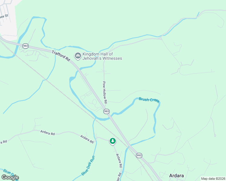 map of restaurants, bars, coffee shops, grocery stores, and more near 12130 Lentz Lane in Trafford