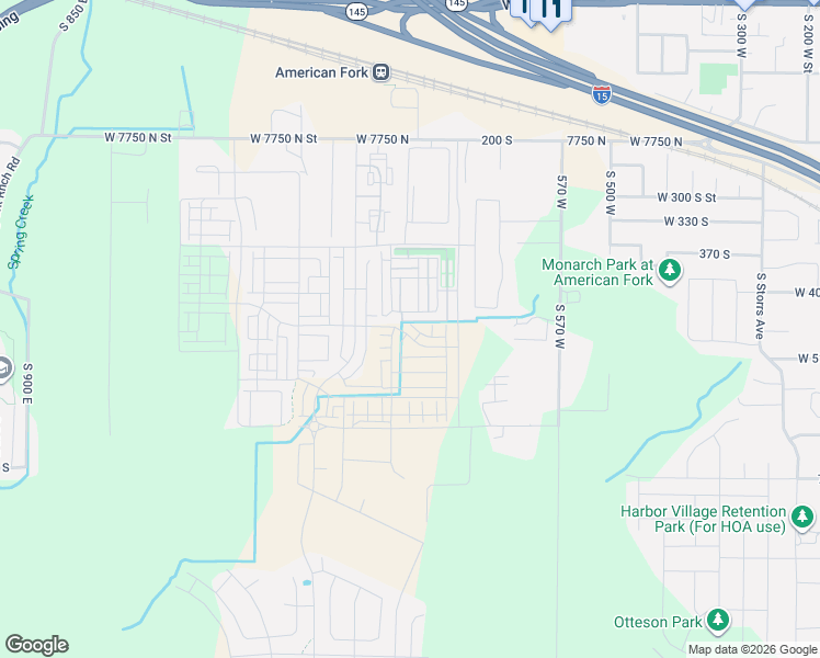 map of restaurants, bars, coffee shops, grocery stores, and more near 751 West 480 South in American Fork