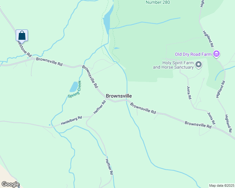 map of restaurants, bars, coffee shops, grocery stores, and more near 1079 Brownsville Road in Wernersville