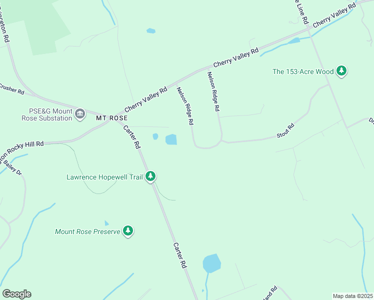 map of restaurants, bars, coffee shops, grocery stores, and more near 23 Nelson Ridge Road in Princeton