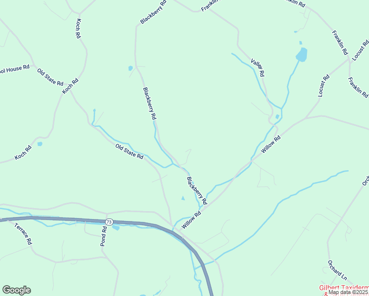 map of restaurants, bars, coffee shops, grocery stores, and more near 47 Blackberry Road in Boyertown