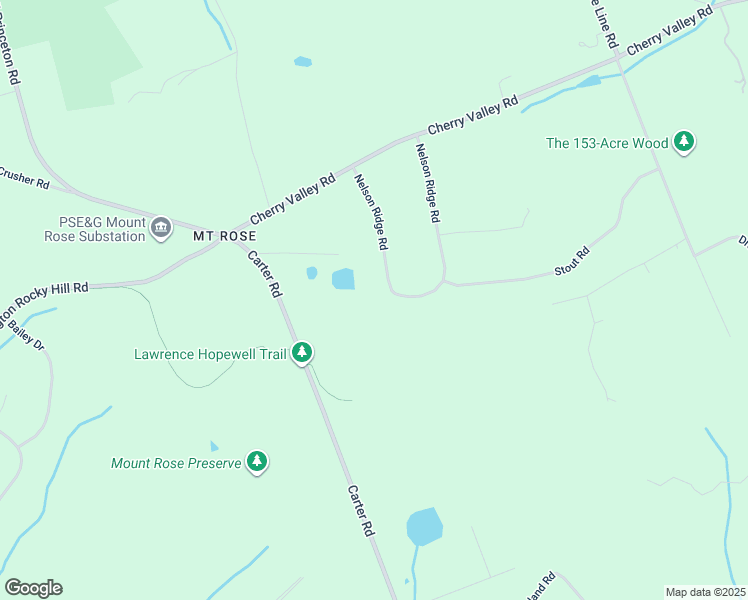 map of restaurants, bars, coffee shops, grocery stores, and more near 23 Nelson Ridge Road in Princeton