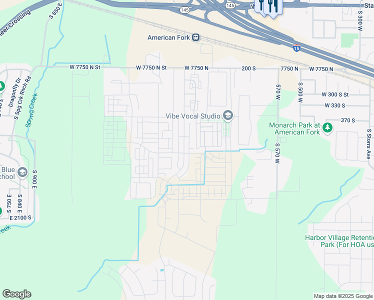 map of restaurants, bars, coffee shops, grocery stores, and more near 475 South 900 West in American Fork