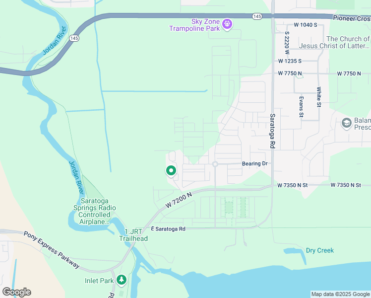 map of restaurants, bars, coffee shops, grocery stores, and more near 943 Drifter Lane in Saratoga Springs