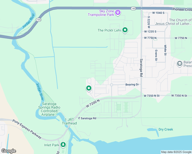 map of restaurants, bars, coffee shops, grocery stores, and more near 943 Drifter Lane in Saratoga Springs