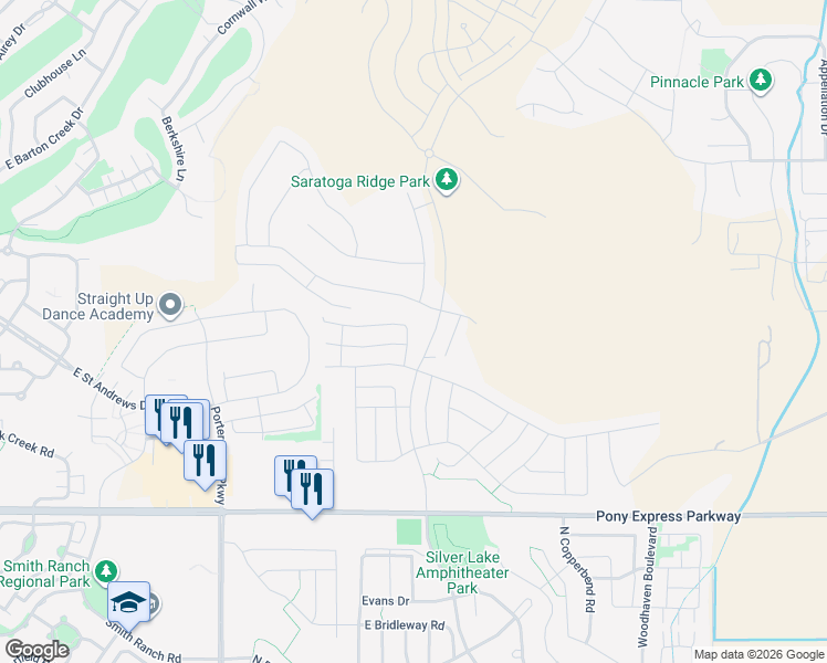 map of restaurants, bars, coffee shops, grocery stores, and more near 293 Eaglewood Drive in Saratoga Springs