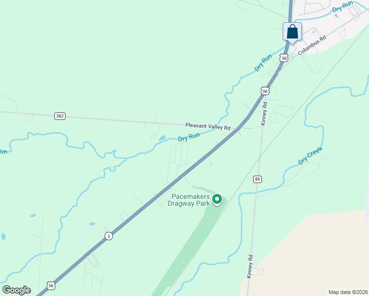 map of restaurants, bars, coffee shops, grocery stores, and more near 12880 Pleasant Valley Road in Mount Vernon