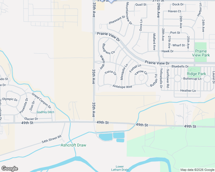 map of restaurants, bars, coffee shops, grocery stores, and more near 3316 Antelope Way in Evans